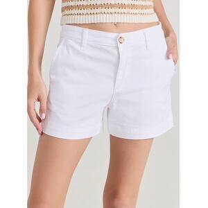 AG Adriano Goldschmied Women’s Caden Trouser Shorts Sz 29 White Chino NWT